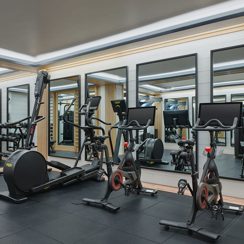 fitness center room