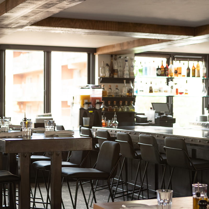 bar area at ajax tavern